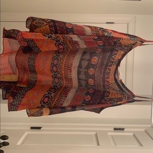 Nabee Pattern top cold shoulder